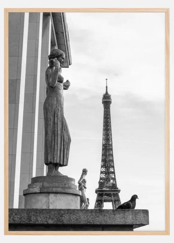 Eiffel Tower Paris Poster (21x29.7 cm (A4))