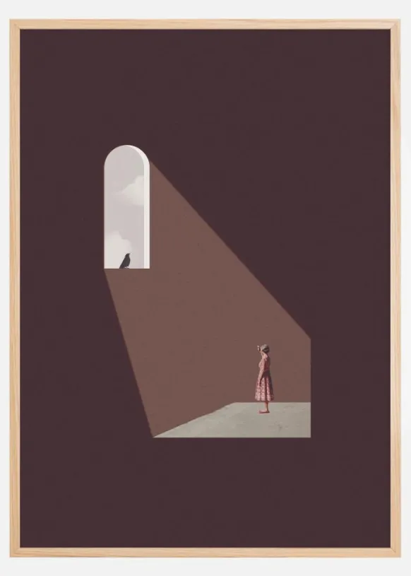 Enlighten me Poster (21x29.7 cm (A4))