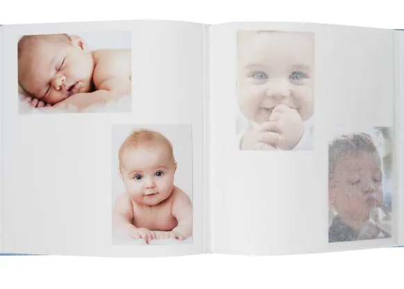 Estrella BabyalbumRosa - 28x30,5 cm (50 Vita sidor / 25 blad)