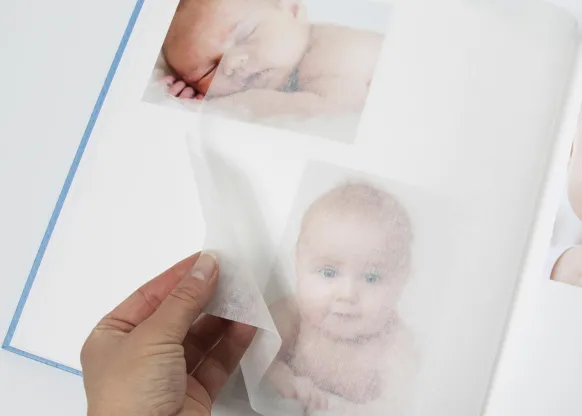 Estrella BabyalbumRosa - 28x30,5 cm (50 Vita sidor / 25 blad)