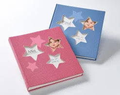 Estrella BabyalbumRosa - 28x30,5 cm (50 Vita sidor / 25 blad)