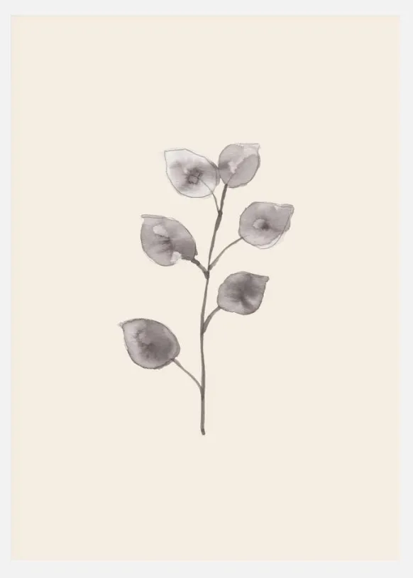 Eucalyptus Twig Canvastavla (30x40 cm)