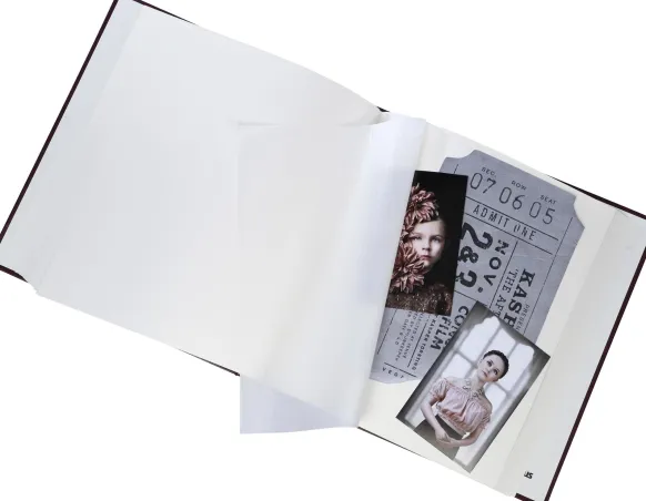 Exclusive Line Maxi Album Svart 30x33 cm (100 Vita sidor / 50 blad)