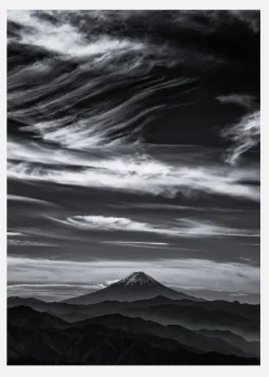 Expressive Clouds Fuji Canvastavla (30x40 cm)