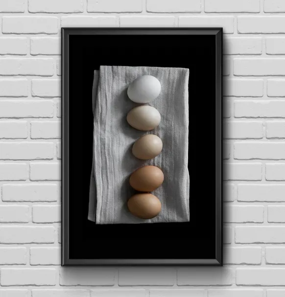 Farm eggs Poster (21x29.7 cm (A4))