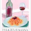Felicitai Italiana Canvastavla (30x40 cm)
