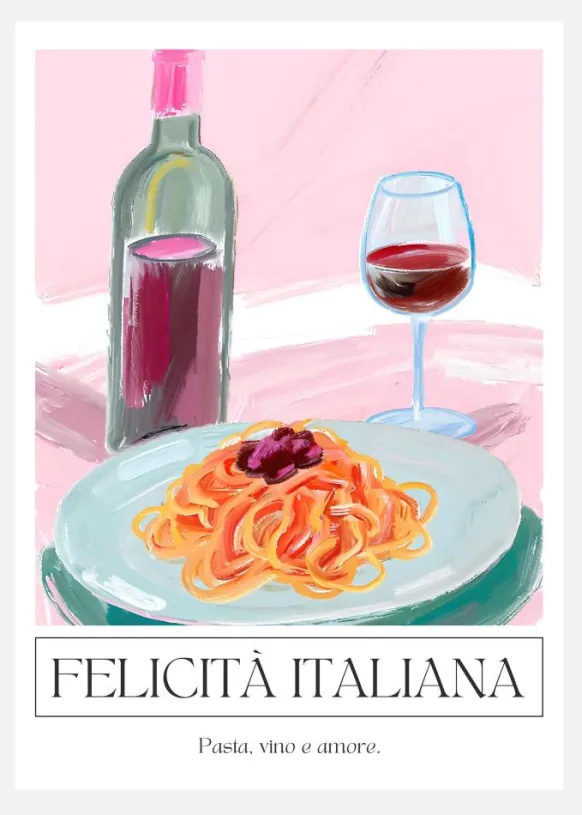 Felicitai Italiana Canvastavla (30x40 cm)