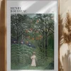 Femme Se Promenant Dans Une Foret Exotique Poster (21x29.7 cm (A4))
