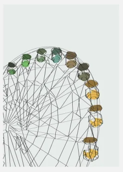 Ferris Wheel Canvastavla (30x40 cm)