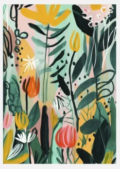 Field Flowers Canvastavla (30x40 cm)