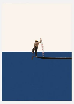 Fishing For Compliments Canvastavla (30x40 cm)