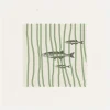 Fish In Striped Waves Canvastavla (30x30 cm)