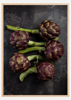 Five Artichoke Poster (21x29.7 cm (A4))