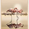 FLAMINGOS Poster (21x29.7 cm (A4))