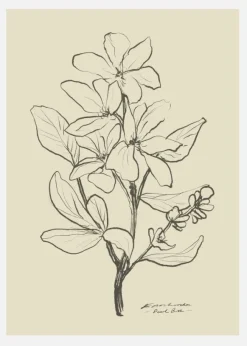 Floral 1 Canvastavla (30x40 cm)
