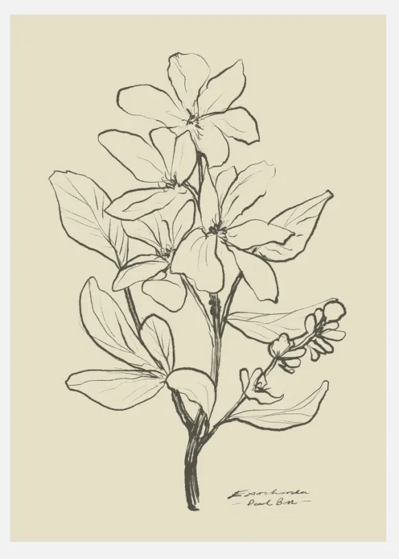 Floral 1 Canvastavla (30x40 cm)