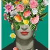 Floral Frida Canvastavla (30x40 cm)