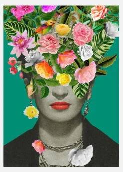 Floral Frida Canvastavla (30x40 cm)