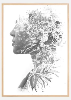 Flower lady Poster (21x29.7 cm (A4))