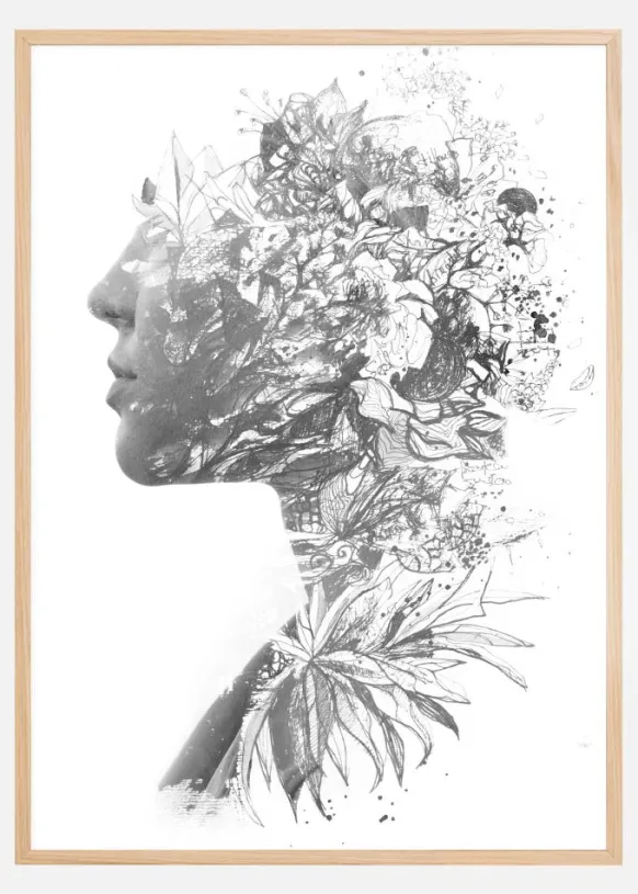 Flower lady Poster (21x29.7 cm (A4))