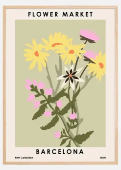 Flower Market Barcelona Poster (21x29.7 cm (A4))