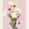 Flower Market Bern Canvastavla (30x40 cm)