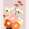 Flower Market. Bologna Canvastavla (30x40 cm)