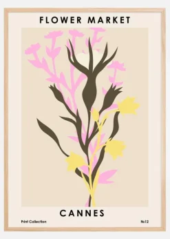Flower Market Cannes Poster (21x29.7 cm (A4))