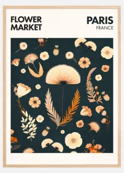 Flower Market - Paris Poster (21x29.7 cm (A4))