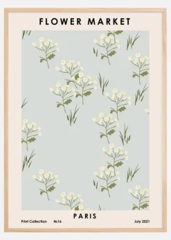 Flower Market Paris Poster (21x29.7 cm (A4))