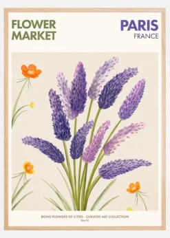 Flower Market - Paris Poster (21x29.7 cm (A4))