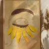 Flower power eye lashes Poster (21x29.7 cm (A4))