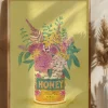 Flowers In a vintage Honey Can Poster (21x29.7 cm (A4))