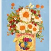 Flowers In A Vintage Tea Can Canvastavla (30x40 cm)
