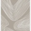 Flowing Contours Line Art Canvastavla (30x40 cm)