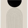 Flow Shapes No1 Canvastavla (30x40 cm)