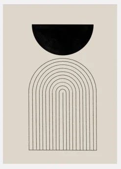 Flow Shapes No1 Canvastavla (30x40 cm)