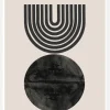Flow Shapes No15 Canvastavla (30x40 cm)