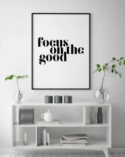 Focus on the good Poster (21x29.7 cm (A4))