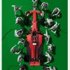 Formula 1 Green Canvastavla (30x40 cm)