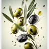 Fresh Olives Canvastavla (30x40 cm)