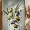 Fresh Olives Poster (21x29.7 cm (A4))