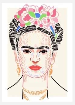 Frida Kahlo Ll Canvastavla (30x40 cm)