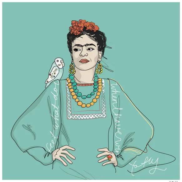 Frida Kahlo Poster (30x30 cm)