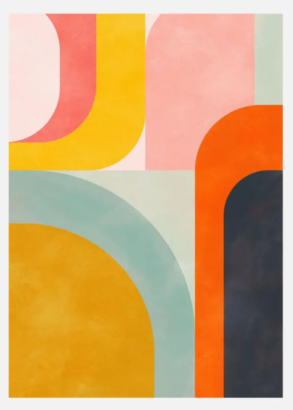 Friendly Colors2 Canvastavla (30x40 cm)