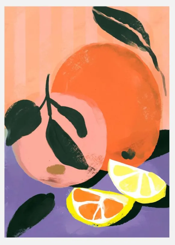 Fruity Summer No 3 Canvastavla (30x40 cm)