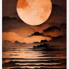 Full Moon Canvastavla (30x40 cm)
