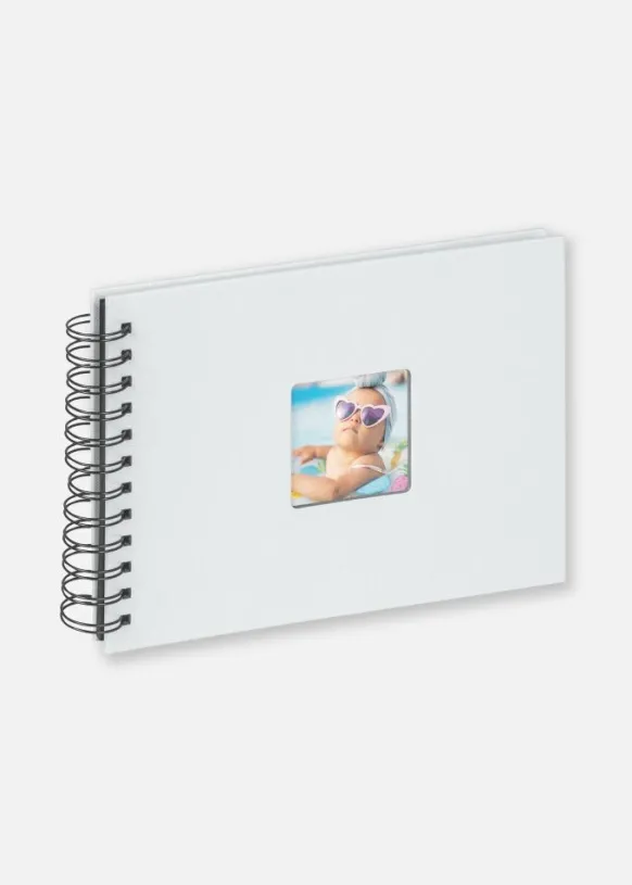 Fun Babyalbum Blå - 23x17 cm (40 Svarta sidor/20 blad)