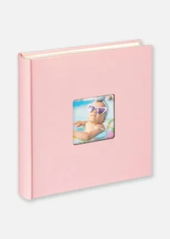 Fun Babyalbum Rosa - 30x30 cm (100 Vita sidor/50 blad)