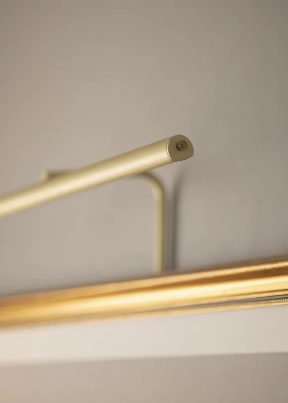 Gallery LED 60 cm tavelbelysning - Mässing